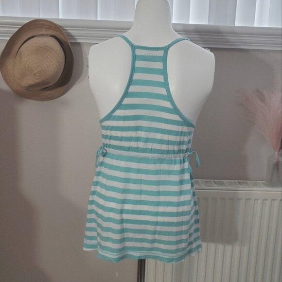 Old Navy•Striped Cami Razerback Peplum Top- XS- FREE ADD-ON - Picture 1 of 8